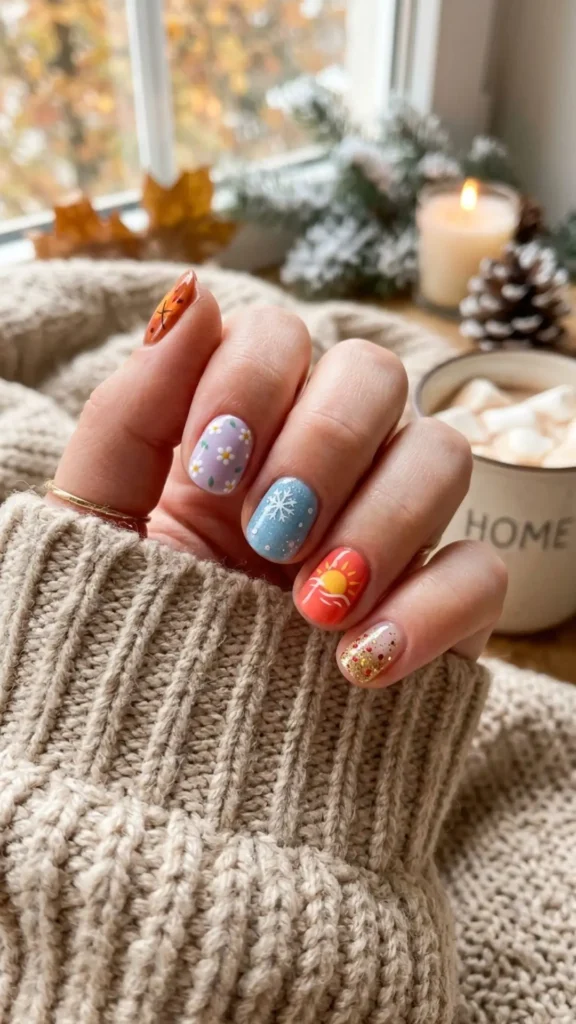 Creative Seasonal Themed Nail Designs