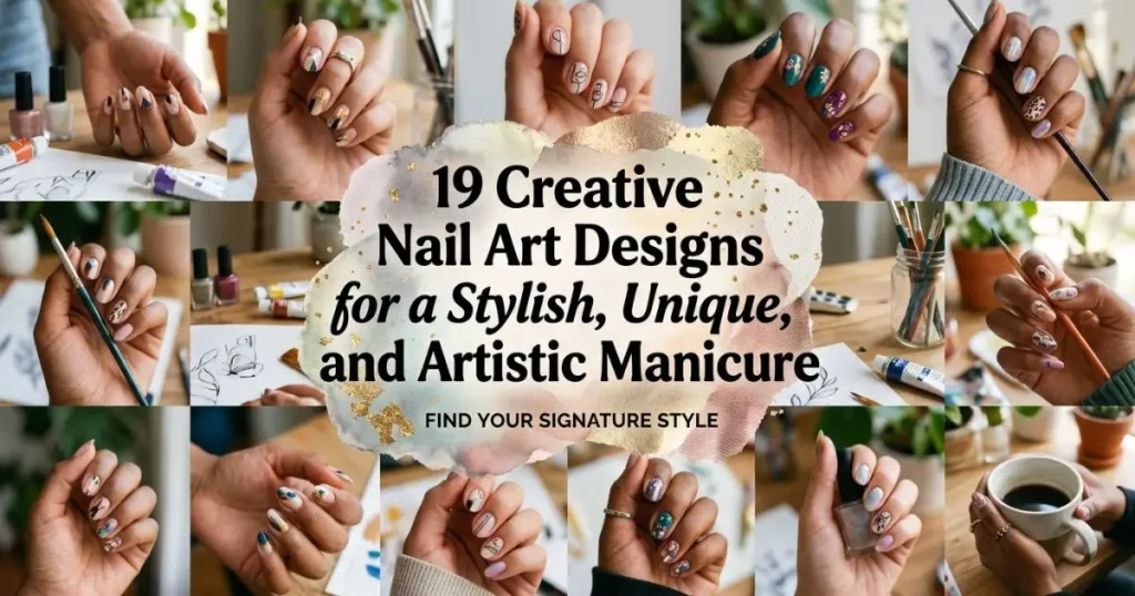 19 Creative Nail Art Designs for Stylish Artistic Manicure Inspiration